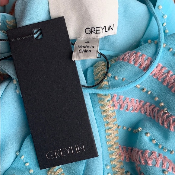 Greylin Beaded Dress - Picture 4 of 4